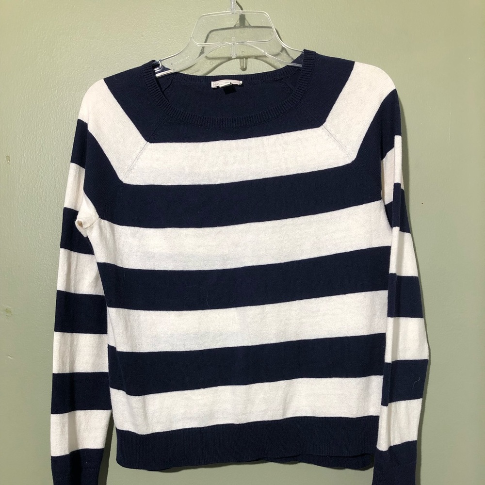 Gap XS 100% striped sweater